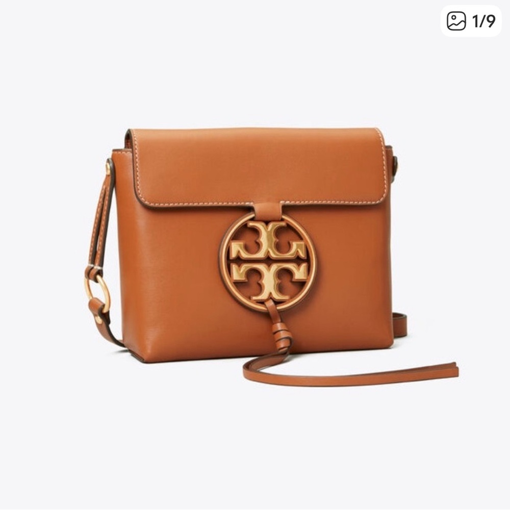 Tory Burch Brown Leather Crossbody Bag